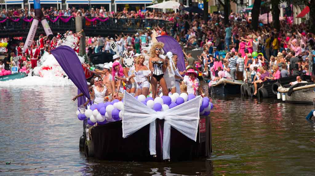 Amsterdã LGBTQIA+: Canal Prinsengracht