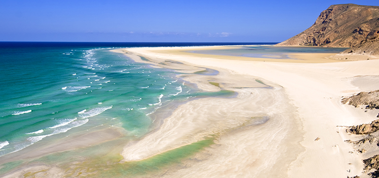 praia em Socotra