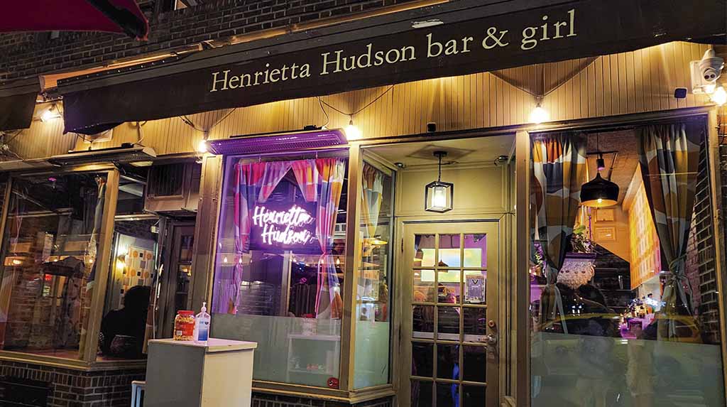  Fachada do bar Henrietta Hudson - nova york queer lgbtqia+
