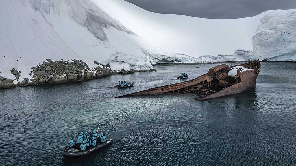expedição Antártica - naufrágio