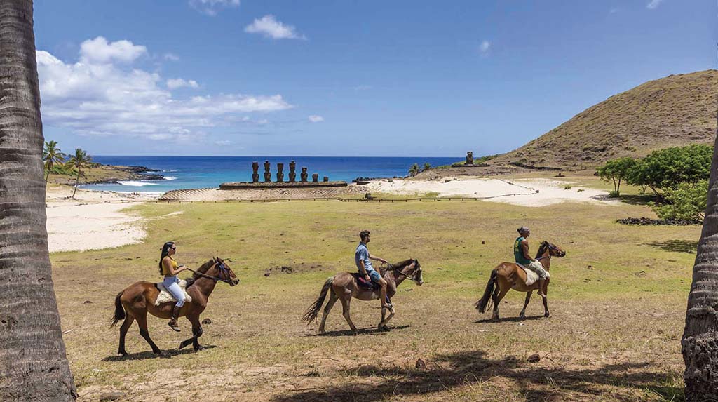 Cavalgada na terra dos Rapa Nui