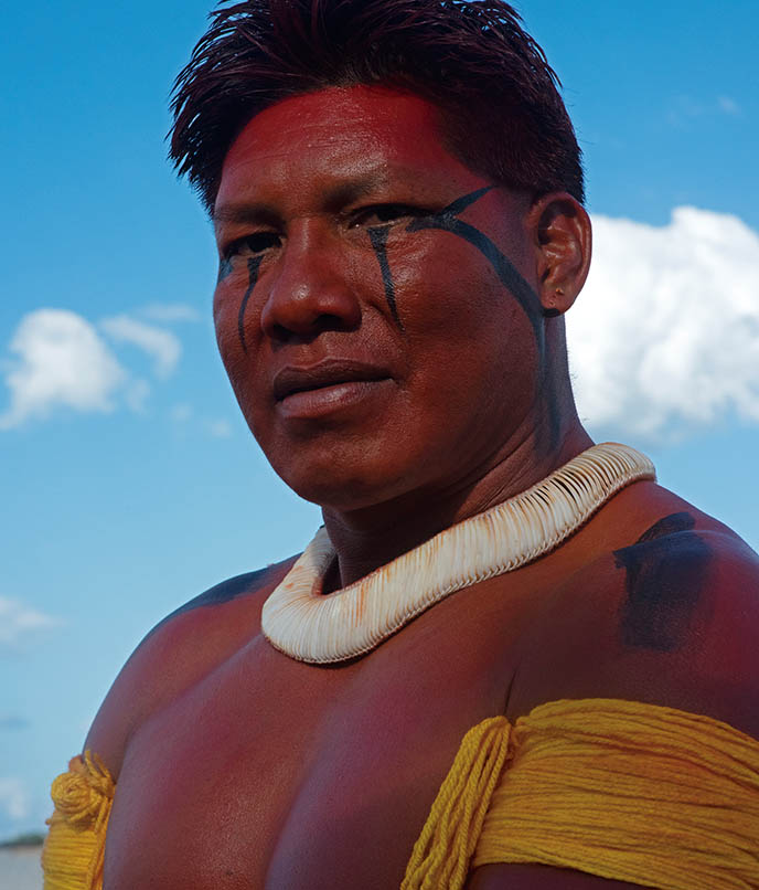 Viagem ao Xingu: homem Kuikuro