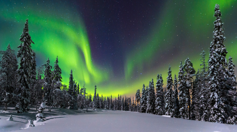 Aurora Boreal 2024 Finlândia