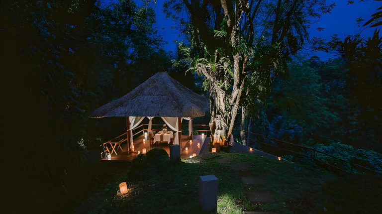 Um spa ao ar livre no Alila Ubud