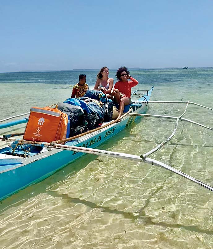 Kitesurf nas Filipinas Ilha de Liwagao