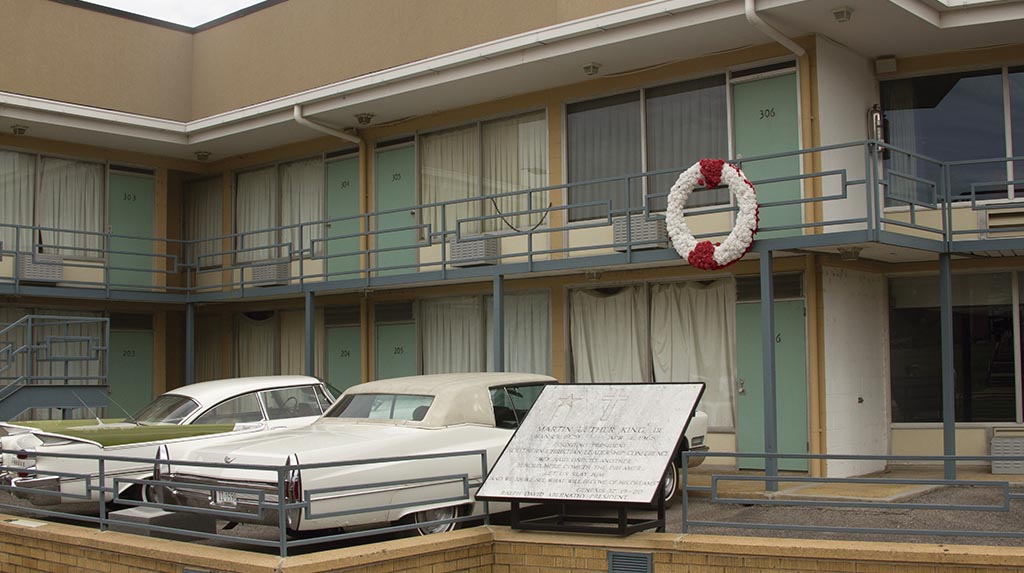 Motel Lorraine onde Luther King caiu após ser baleado