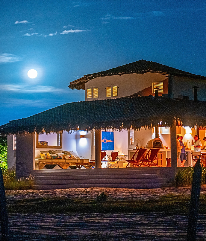 Luar mágico no Oiá Casa Lençóis Maranhenses