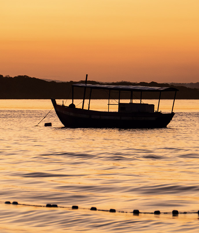 Dica de viagem Ilha de Boipeba Entardecer no Mar