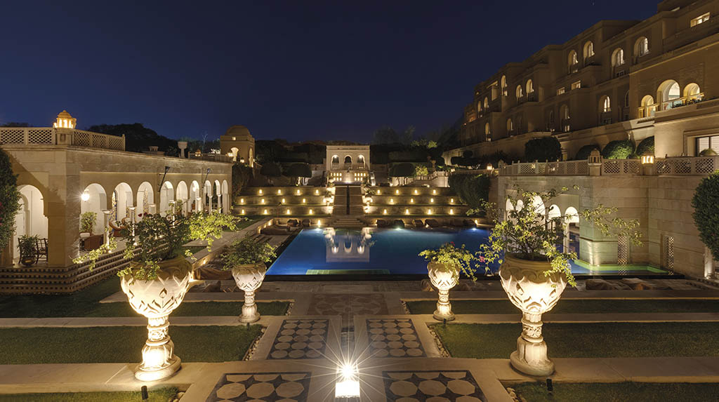 A Piscina do Oberoi, na Índia