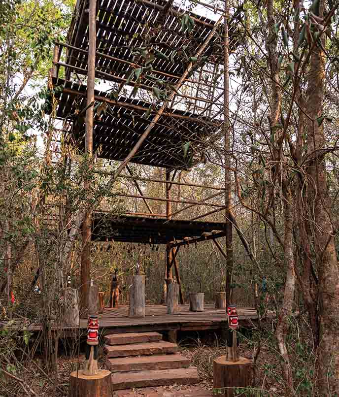 Novo Parque Campana, Brotas: a torre de observação