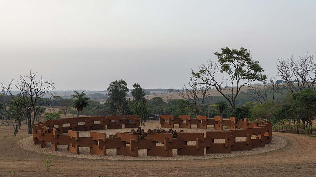 O novo Parque Campana, Brotas: o Pavilhão Fernando foi construído com tijolos de terracota