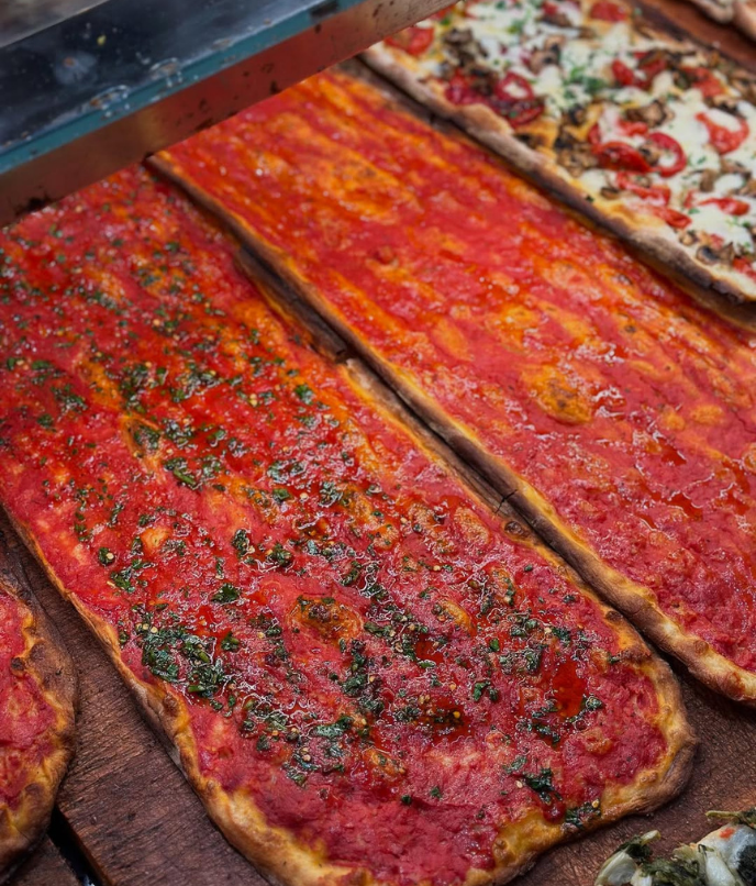 A pizza Rossa da pizzeria Antico Forno Roscioli