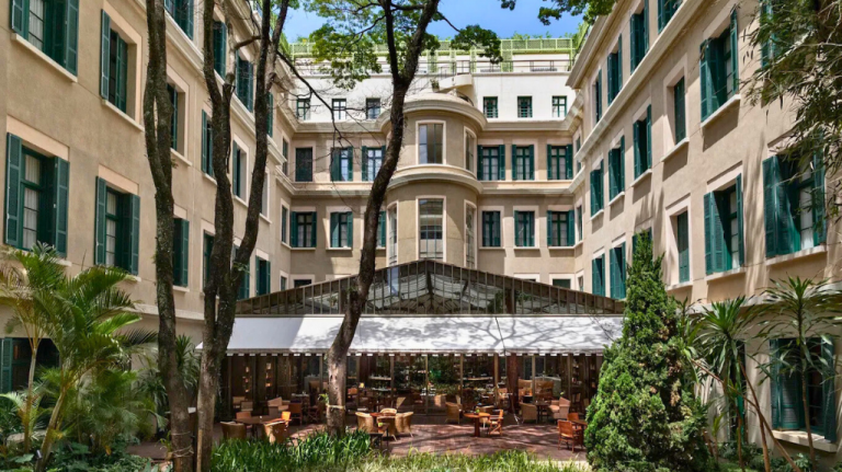 Rosewood São Paulo, hotel de luxo premiado no The World's 50 Best Hotels.