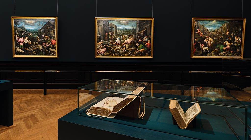 Um dos salões do Kunsthitorisches Museum, em Viena