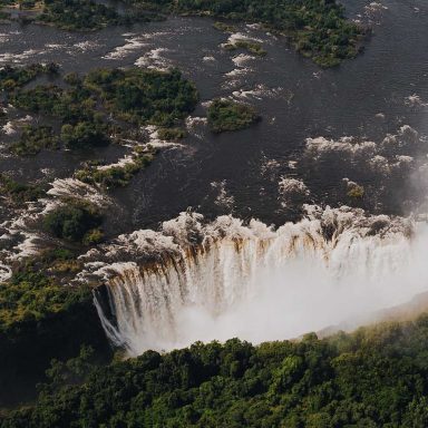 Victoria Falls vistas do alto